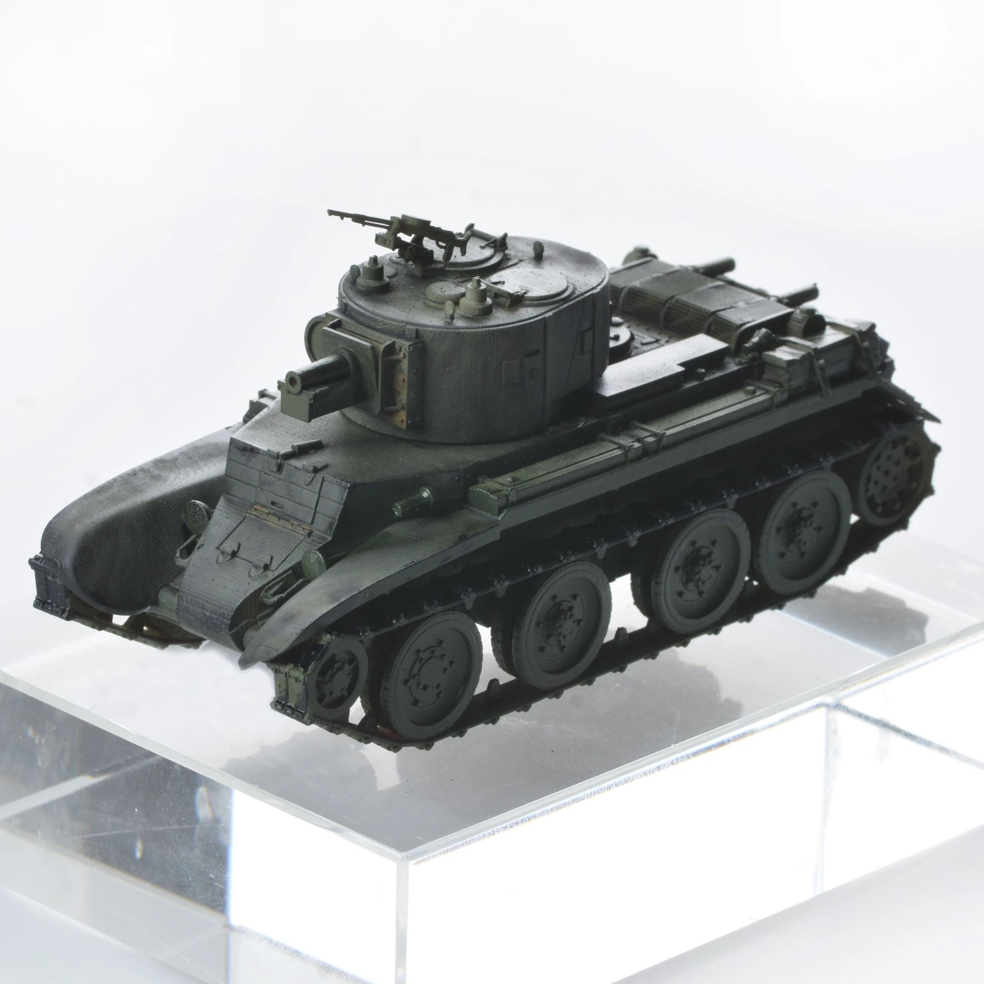 SSMODEL SS72595 1/72 25mm Military Model Kit Soviet BT-7A Light Tank