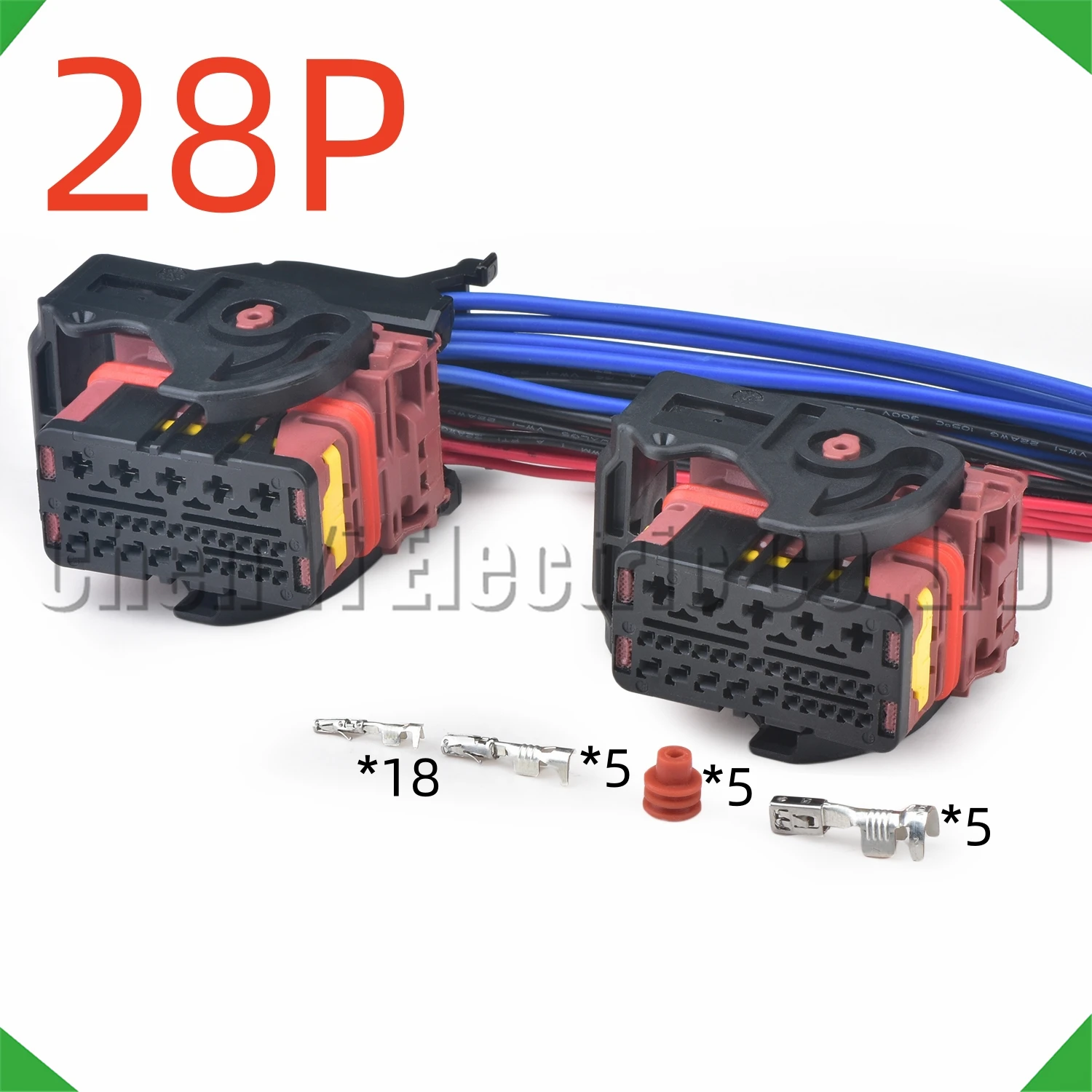 

28-контактные автомобильные разъемы, компьютерная версия двигателя, жгут проводов, вилка 64318-1011 для Peugeot Snow Dragon Elysees C6 C2 C4 C5