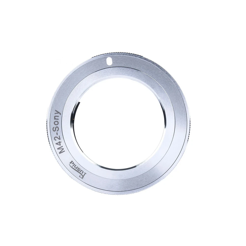 Lente m42 para alfa um af minolta ma montagem af adaptador anel para sony a900 a550 a850 a37 a65 a57 a390 a55
