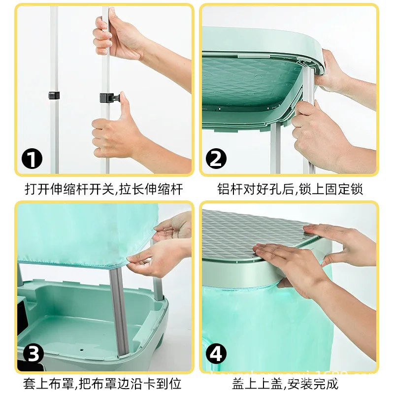 Type folding clothes drying household quick drying dryer small wardrobe dryer