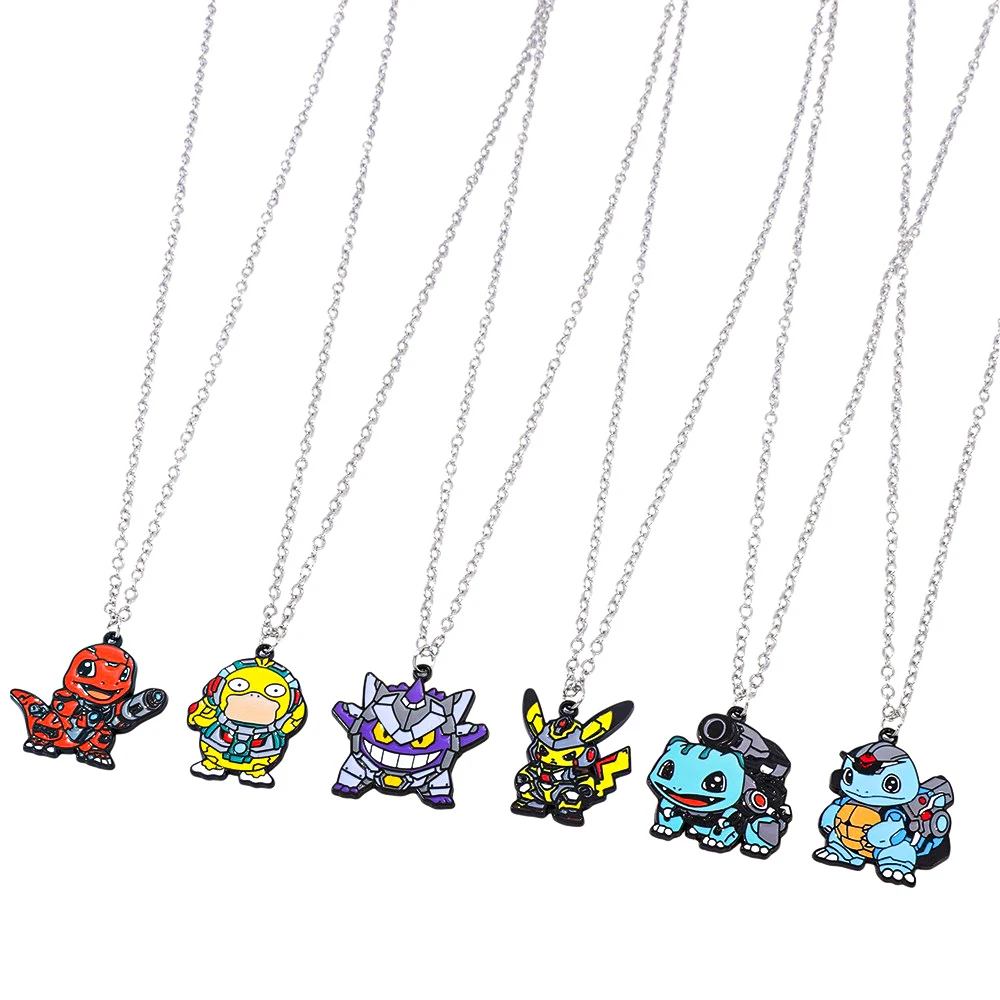 Металлическое-ожерелье-с-подвеской-в-стиле-аниме-«Покемон»-Пикачу-белка-милый-персонаж-аксессуары-для-украшения-вечеринки