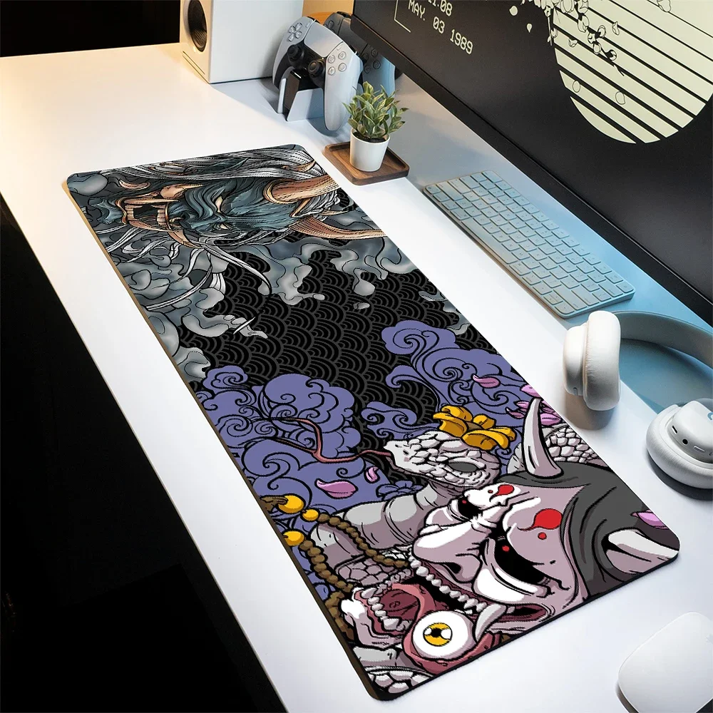

Ukiyo-e demon theme gaming Mouse Pad Desk Mat Gaming mats rubber anti-slip desk accessories suitable for office and games