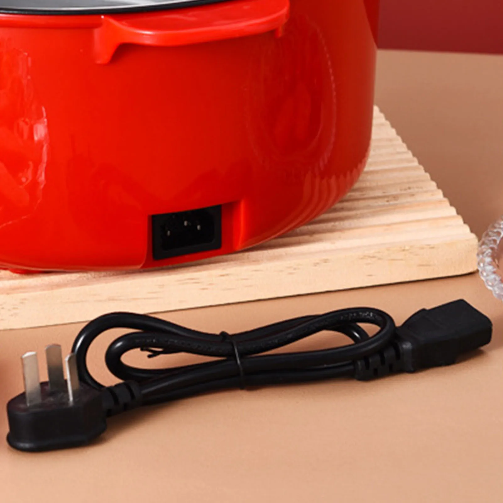 電気ポット 2.3L 400‑800W 3 ギアノブ制御ノンスティック電気鍋