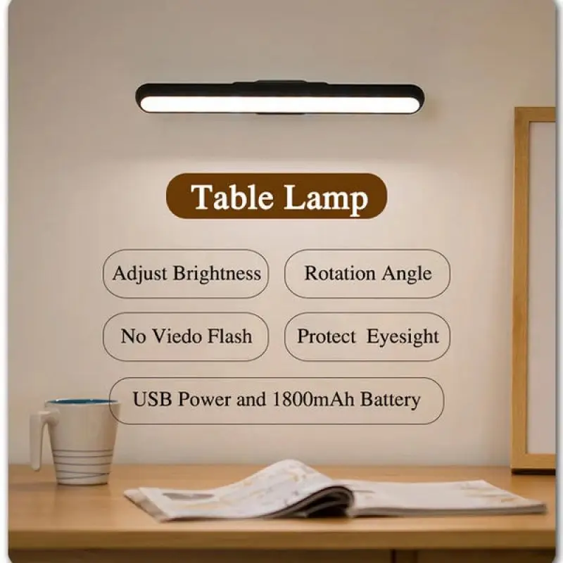 

Magnetisk oppladbar berøringslampe med lang batterilevetid Magnetic disseminated touch lamp with long battery life