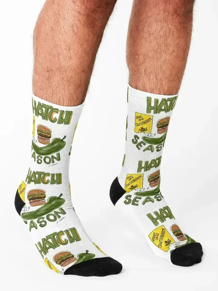 Hatch Chile Season! Socks cute Children's custom winter Mens Socks Women's