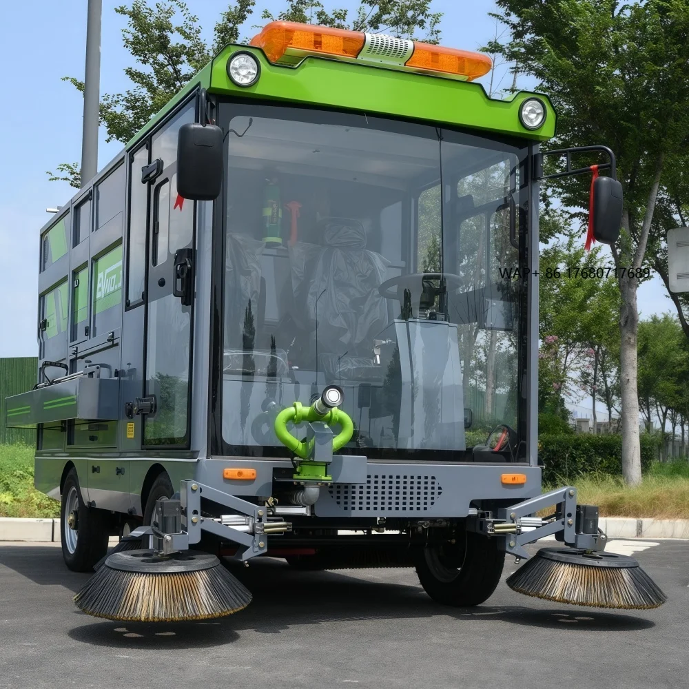 Vacuum Street Dust Suction Road Washing Sweeper Street Cleaning Truck