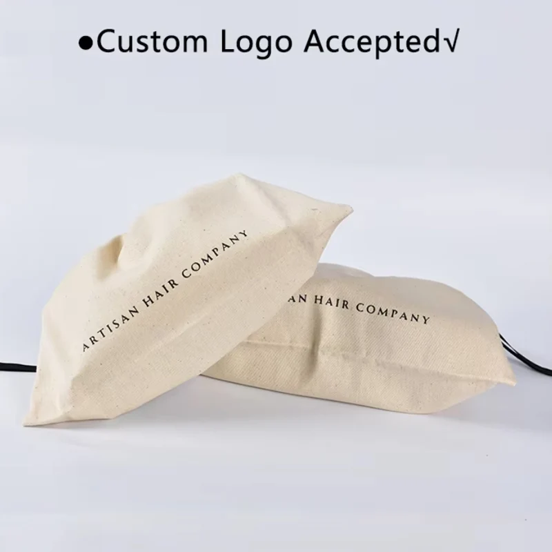 Natural Linen Drawstring Bag Cosmetic Perfume Candle Packaging Gift Poues