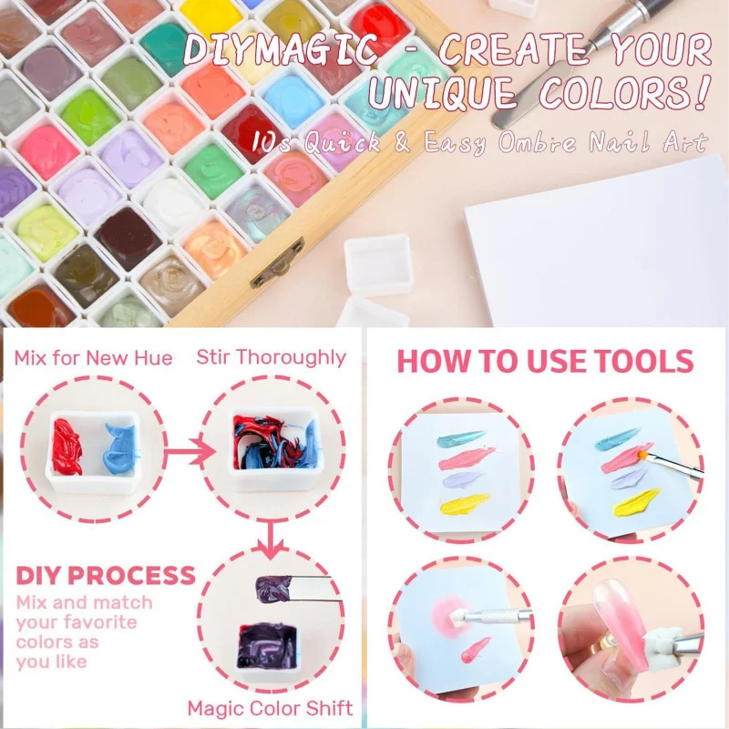Mini 60 Grids Pat Painting Gel - Nail Art Painting recensie en prijs