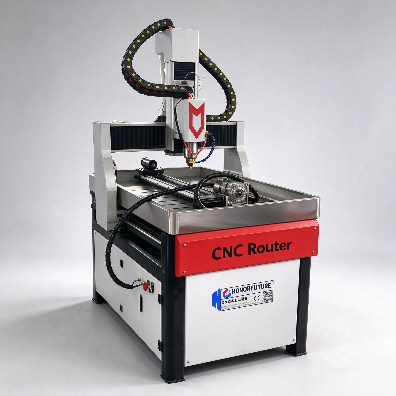 High Precision 6090 Cnc Router Wooden Plastic Materials Carving Router Engraving Machine Vacuum Pump Optional Milling Engine