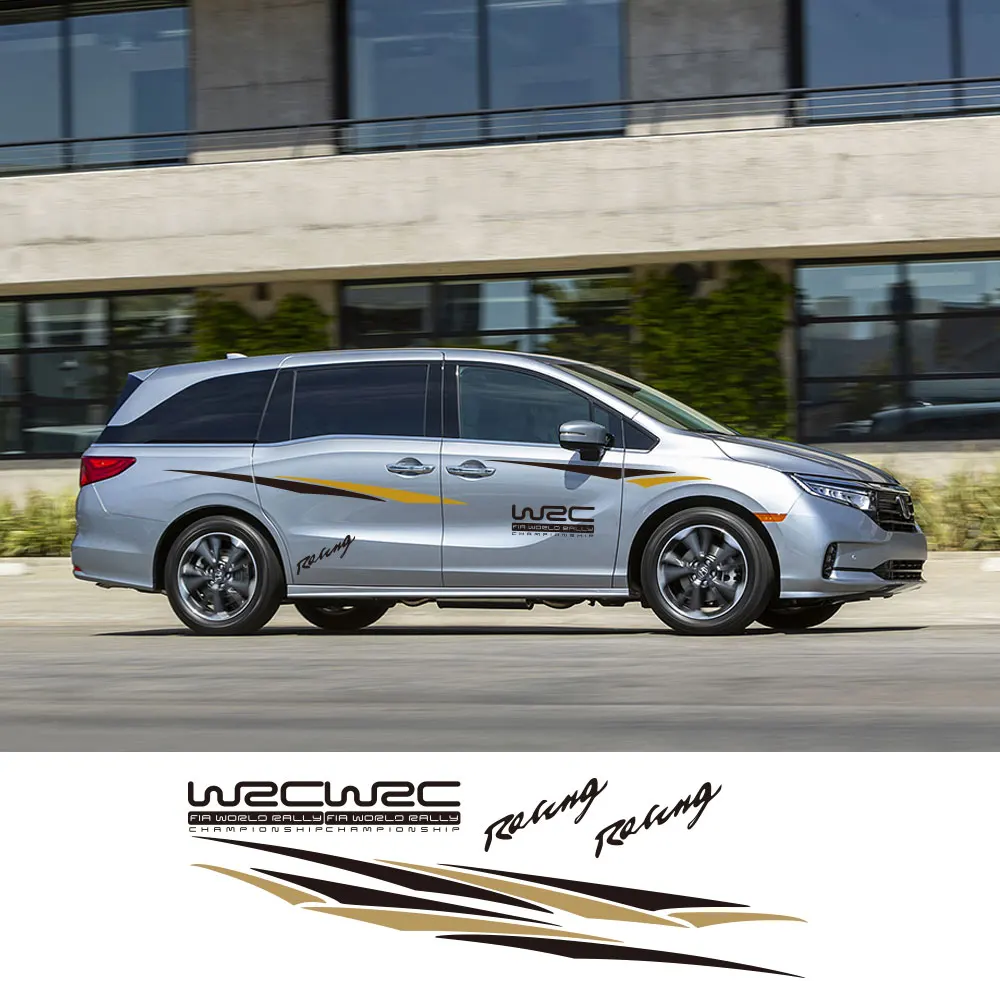 

Car Side Stickers For Honda Odyssey LX RC 1 Shuttle Van MVP Minivan Auto Tuning Accessories WRC Racing Decor Decals Vinyl Cover