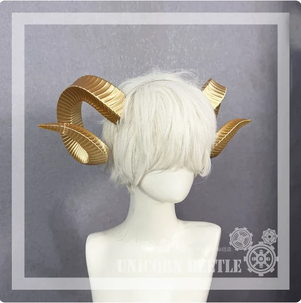 

Anime Arknights Lizelotte Iwignard Prop Horn Corner Hairpin Accessories Headwear Halloween Cosplay Game Props Mascot Accessory