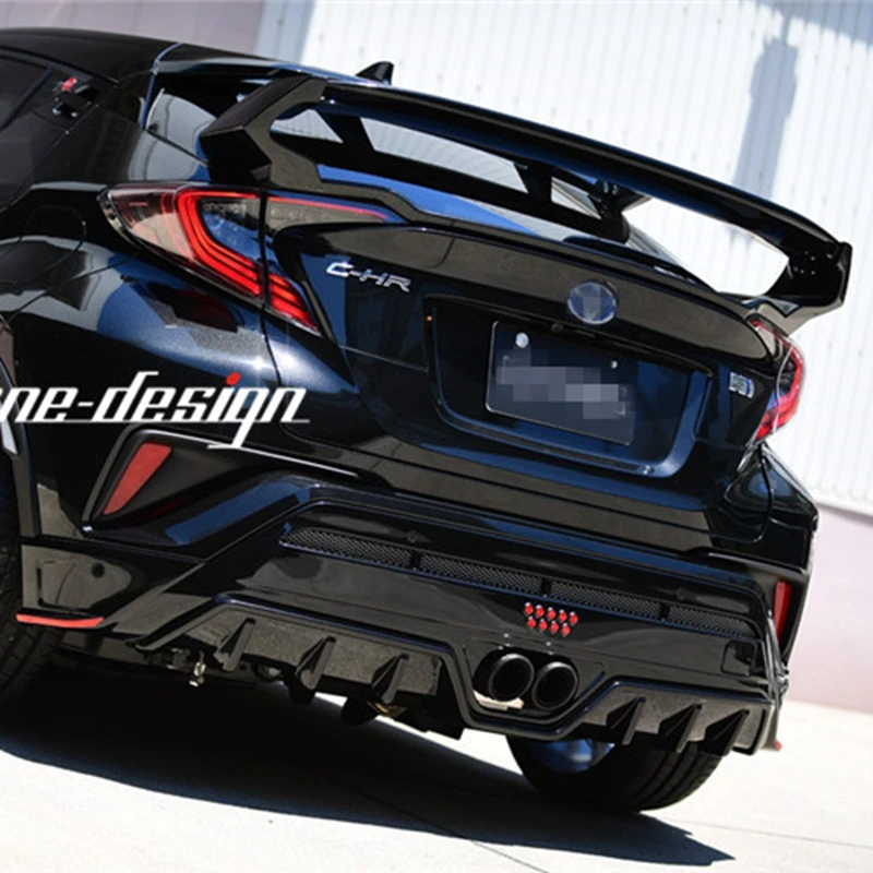 

High Quality ABS Plastic Rear Spoiler Trunk Lip Wing Unpainted for Toyota CHR C-HR 2016-2019 Car Styling Accessory