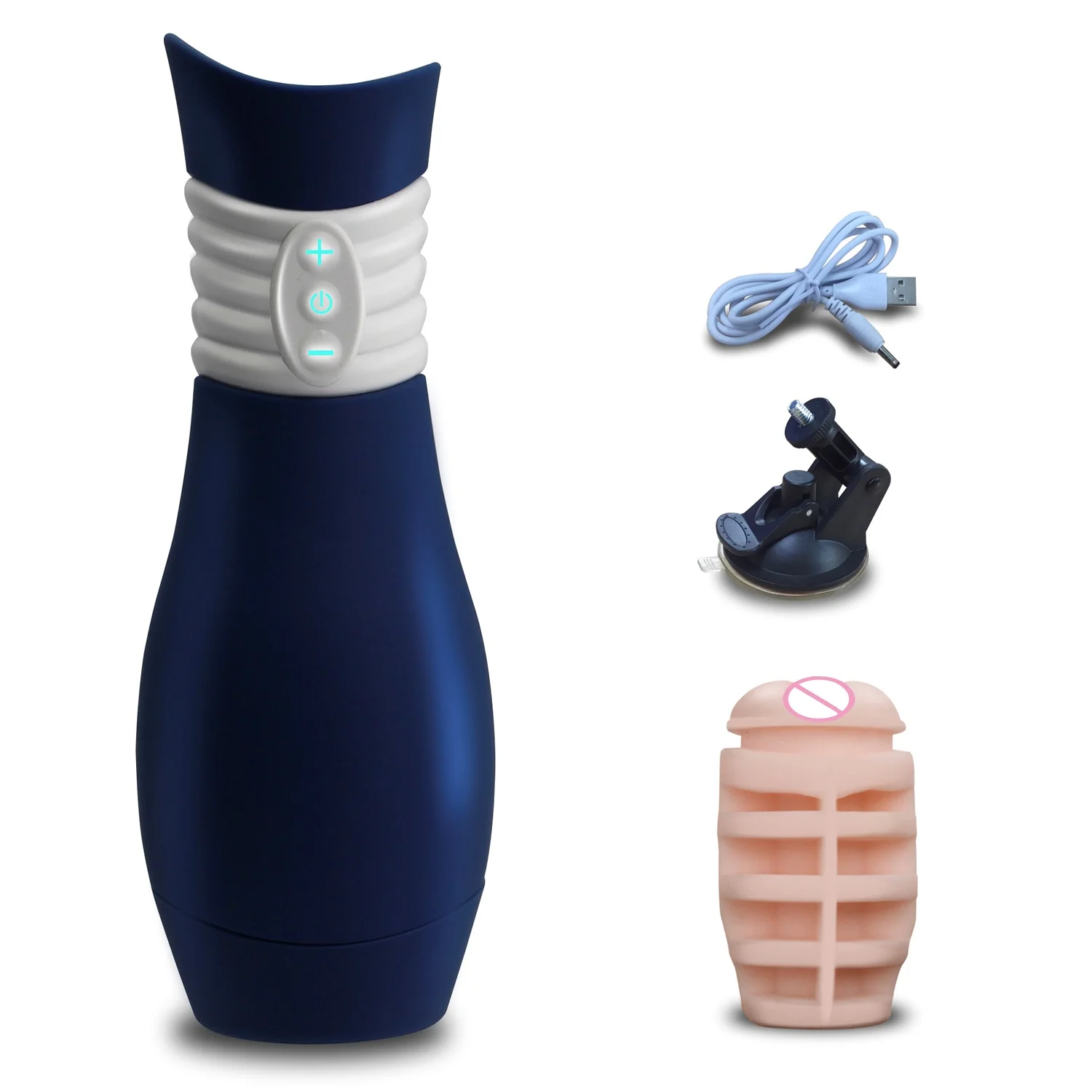 Vibrating Men's Masturbation Cup Penis Trainer Male Masturbator Cup Simulation Realistic Vagina Texture Adult Sex Toy For Men