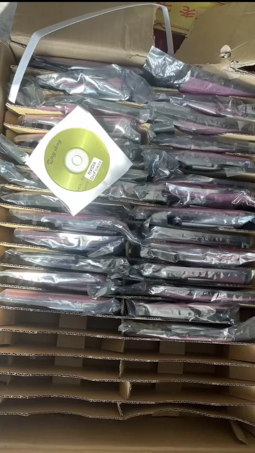 Getmycom Original for PCI FX5500 256MB 128bit DDR VGA+DVI+S port video graphic card support PCI 2X / 4X  High Quality