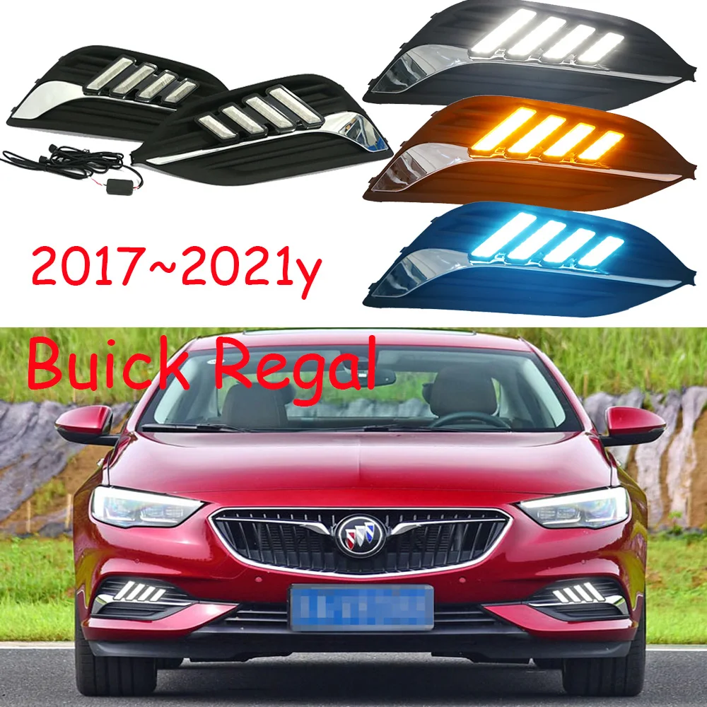 

Car bumper Opel Insignia headlight for regal daytime light 2017~2019y DRL car accessories LED headlamp for regal fog light