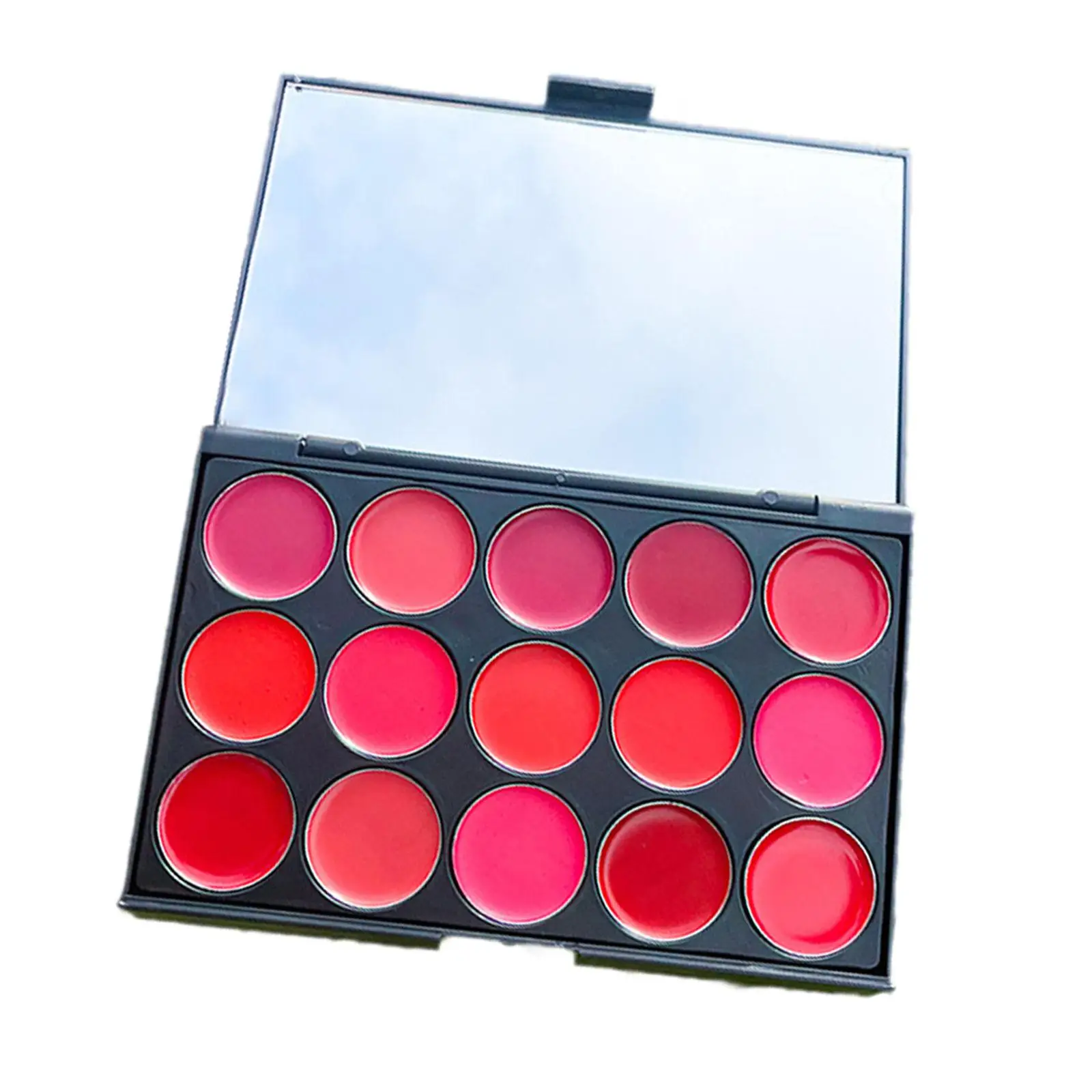5x15 colori piastra per rossetto cosmetici macchia per labbra pallet per rossetto per bar donna