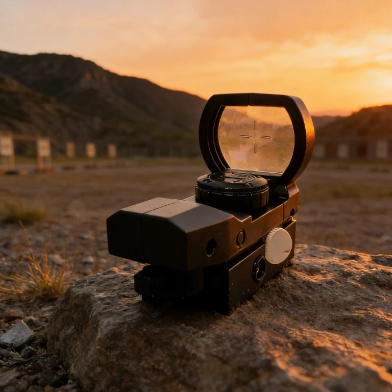 Holographic Red Dot Sight Scope Compact Design for 20mm Rail Mount Rifles Shooting Hunting Gear