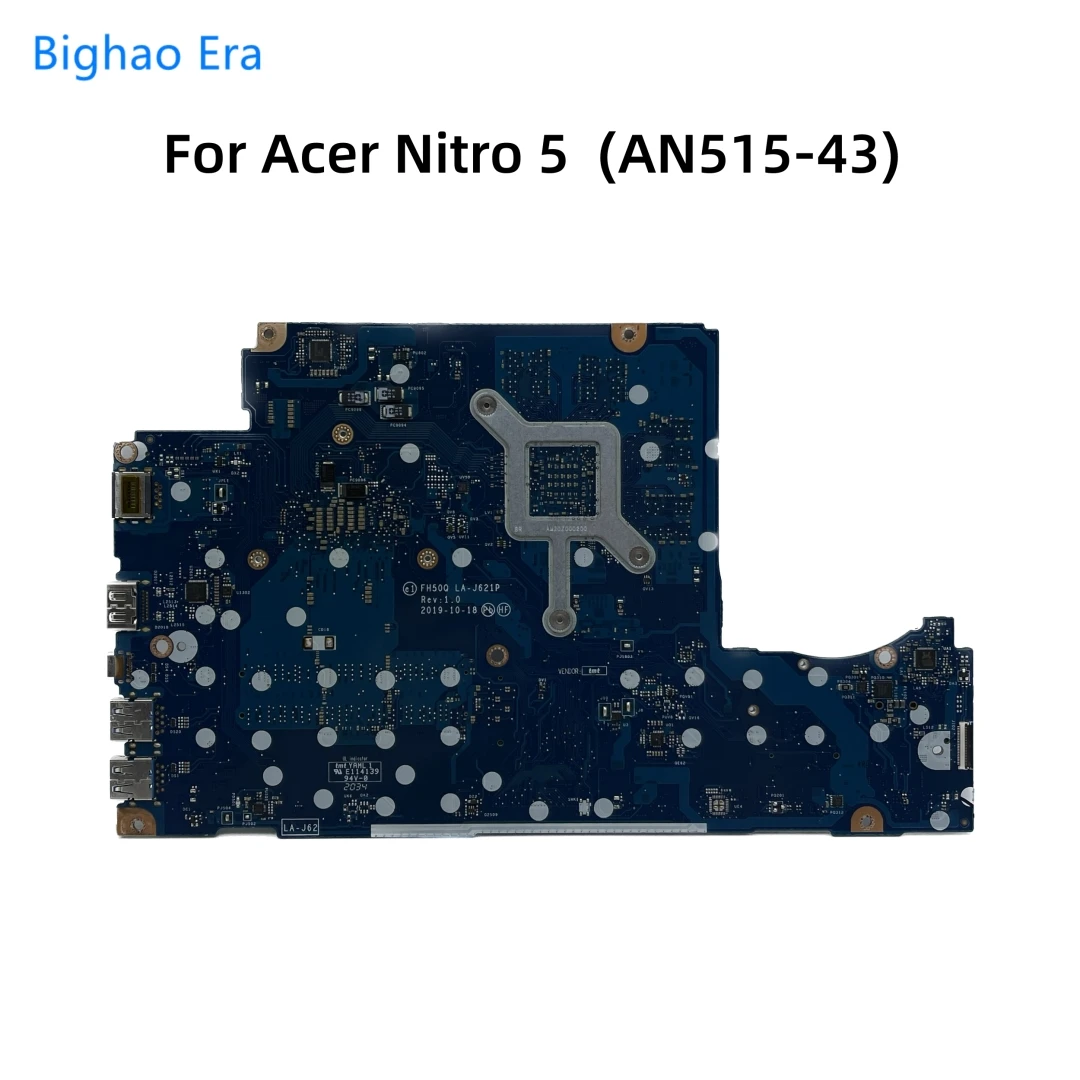 Imagem -03 - Placa-mãe do Portátil para Acer Fh50q La-j621p An51543 R53550h R7-3750h Cpu Gtx1050ti Gtx1650 4gb-gpu Nbq6n11001 Nb.q6z11.002