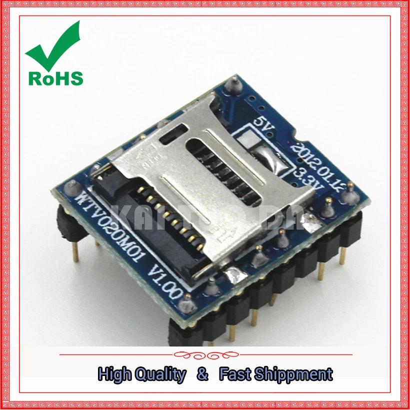 WTV020-SD Voice Module SD Card Game Console MP3 Module Board