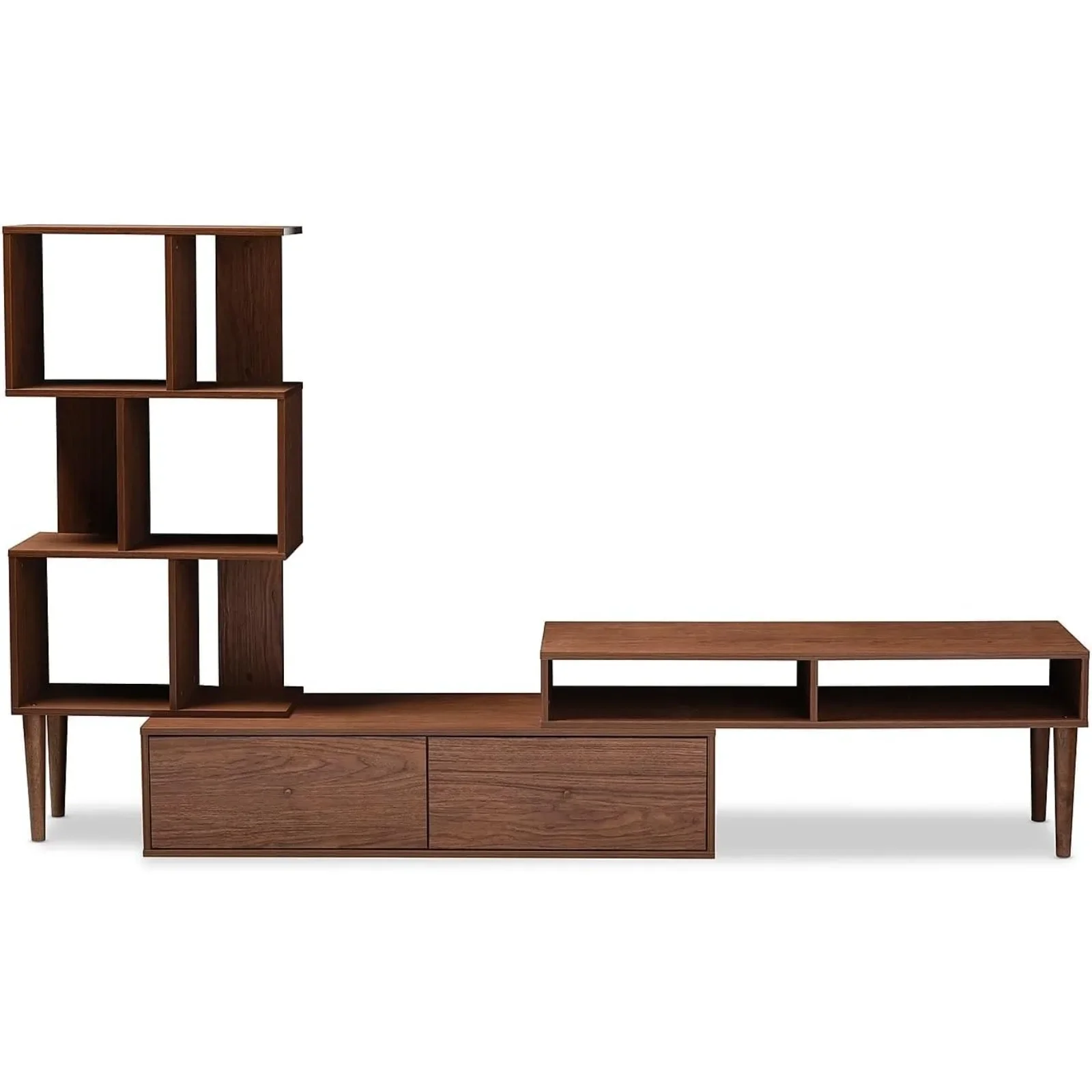 US Stand, Screens up to 40-inch, Walnut Brown (121-6784-HiT)