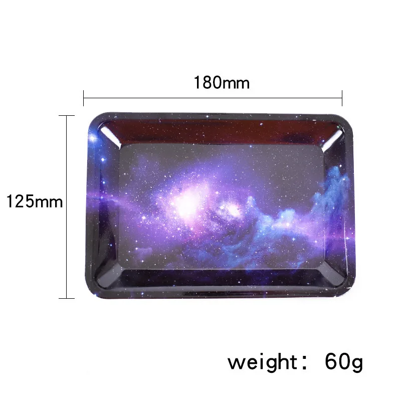 5pcs Airtight Storage Containers Smell Proof Holders with Metal Rolling Tray 18X12.5CM Tobacco Smoking Accessories