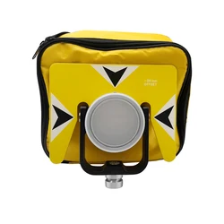 New Yellow Single Prism For Nikon South Trimble For SokkTotal Station Prisms Surveying AK18 With Soft Bag