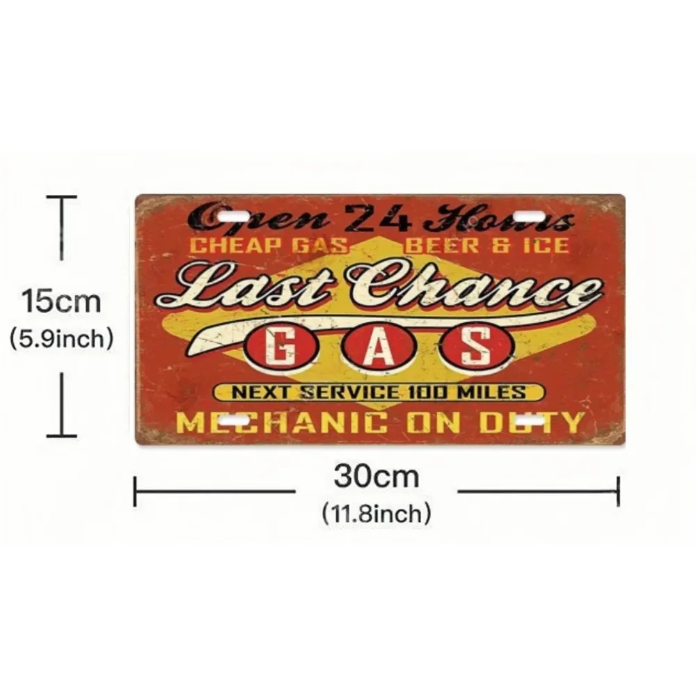 Service Repair Vintage Sign License Plate Metal Sign Poster for Bar Pub Club Man Cave Garage Wall Decoration