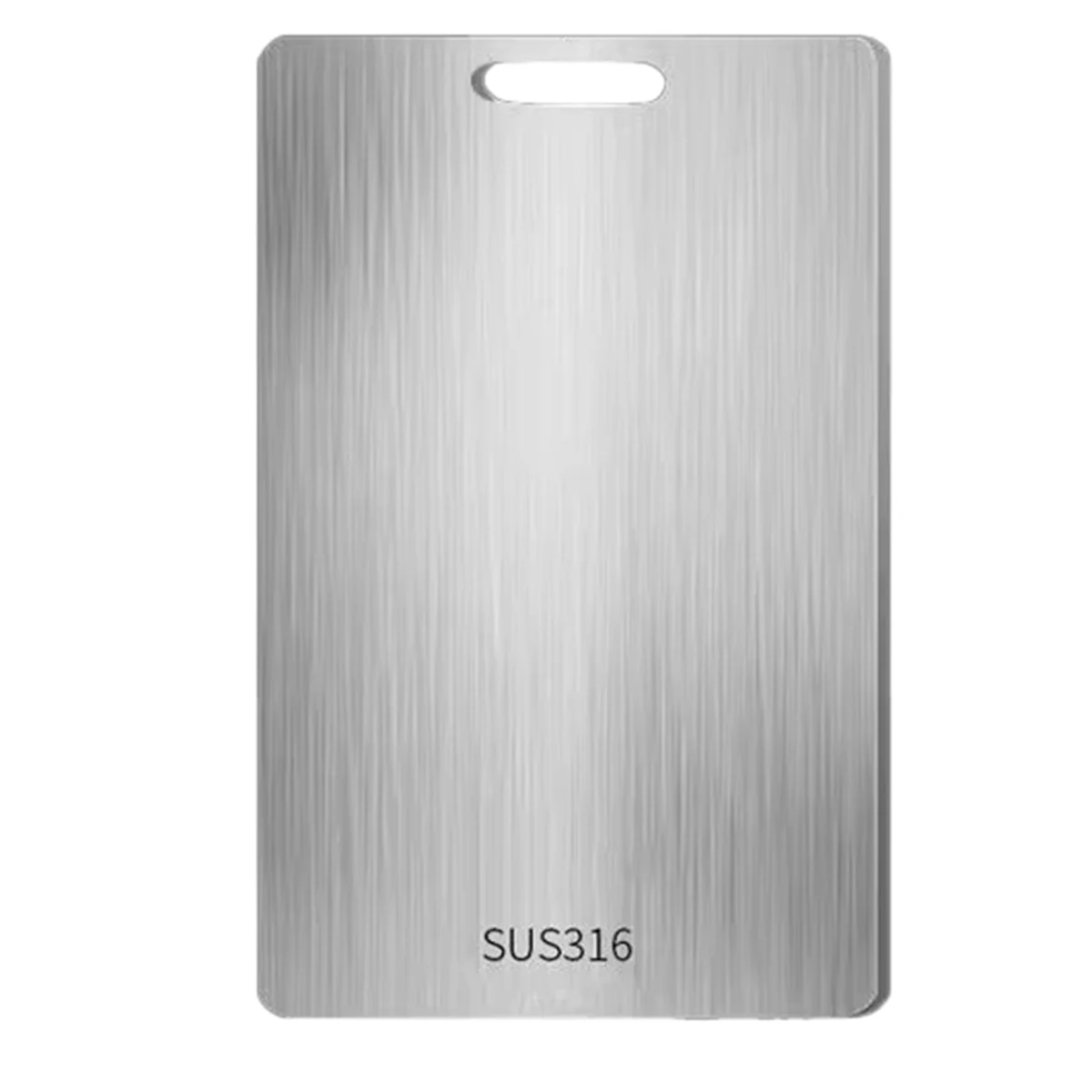 【POPULAR PICK】Stainless Steel Double-Sided Cutting Board for Kitchen - Thick Panel, Chopping & Kneading Dough Board