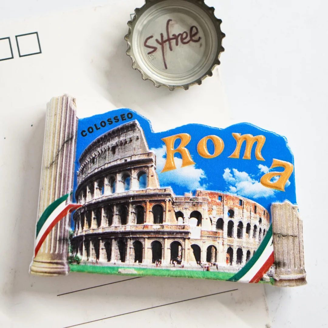 Rome Italy Fridge Gladiator Magnets, Italy Rome Attractions Magnets, Rome Alphabet Fridge Magnets,Home decorations,