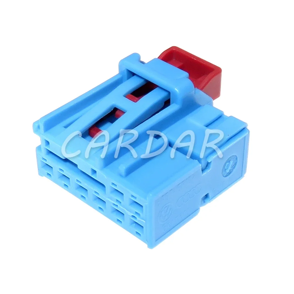 1 Set 8 Pin 1.5 Series Blue Auto Unsealed Socket AC Assembly Car Plastic Housing Wiring Connector For VW Audi 1K8 972 928 B