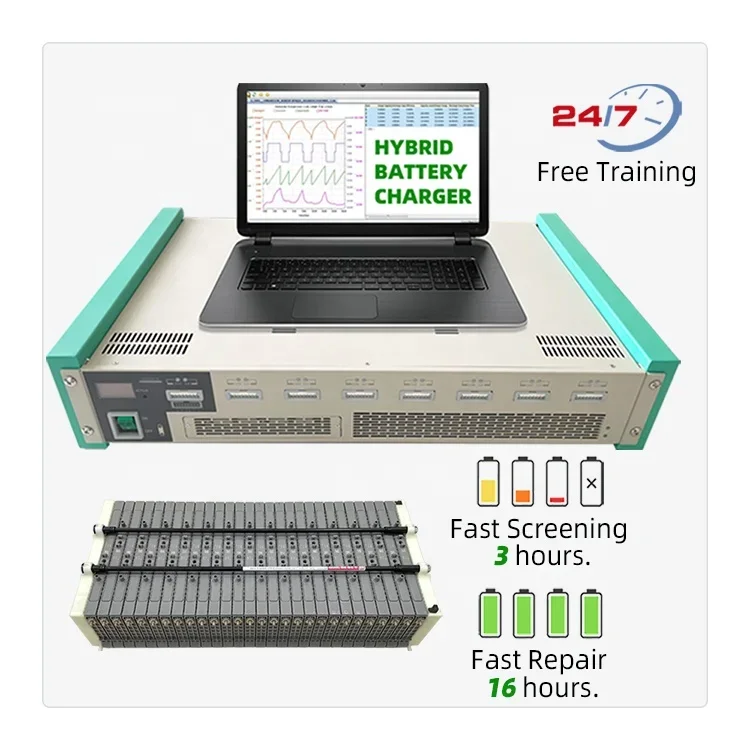 Auto Ni-MH cell capacity regenerator reconditioning equipment balance charger discharger hybrid car battery tester analyzer