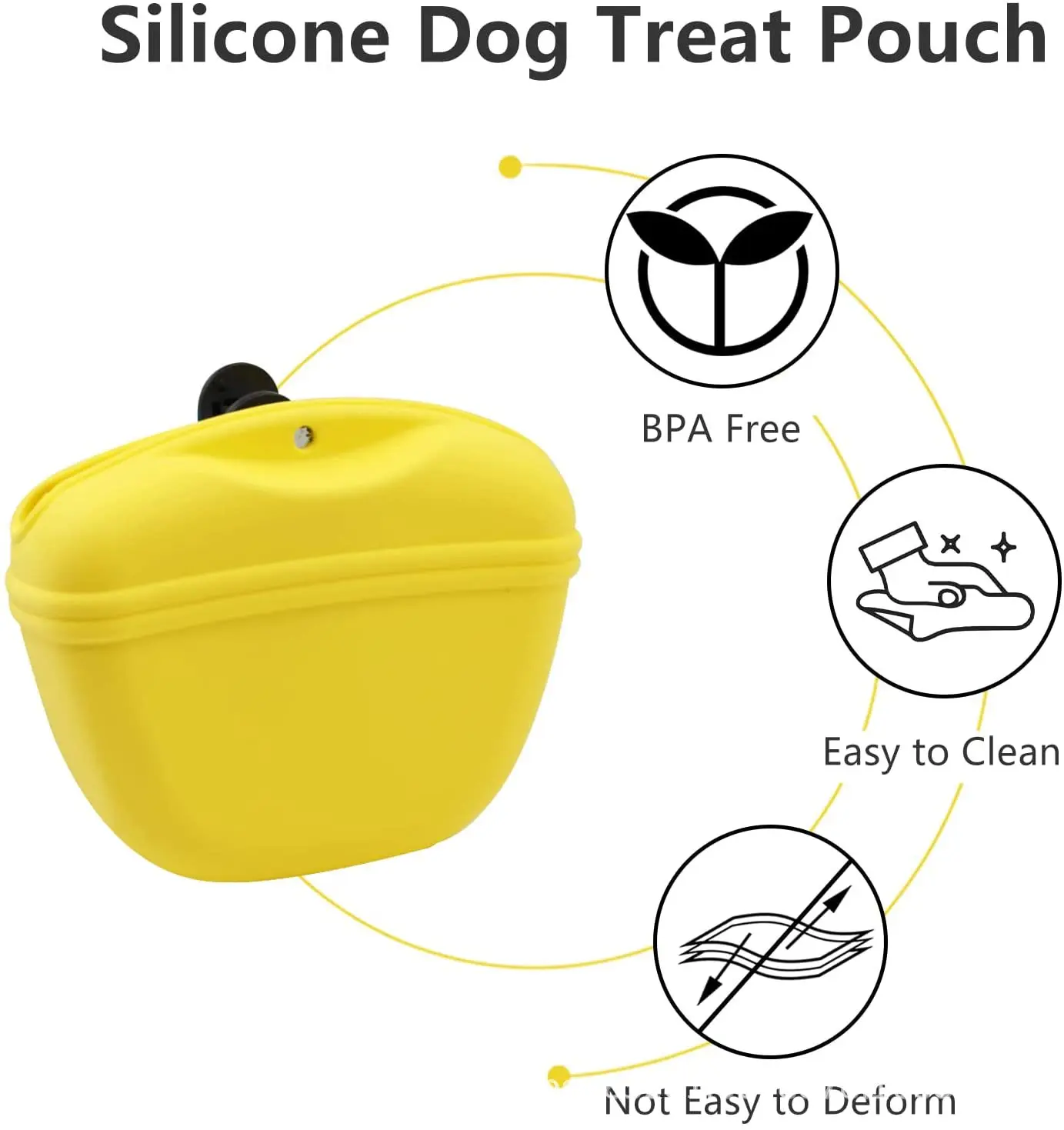 Dog Training Waist Bag Pet Food Bag Training Bag Dog Reward Snack Bag Portable Dog Bag Walking Dog Bag Special for Dog Training