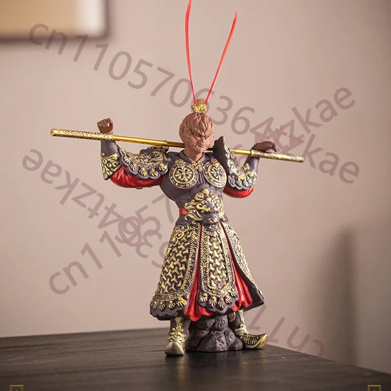 Ceramic Sun Wukong Game Anime Figures Sculptures Statue Home Living Room Room Office Table Decoration And Accessories
