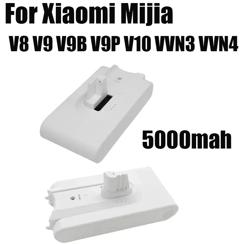 

25.2V 5000mAh for Xiaomi Mijia Vacuum Cleaner V8 V9 V9B V9P V10 VVN3 VVN4 Dreame Vacuum Cleaner 18650 Li Ion Battery Pack