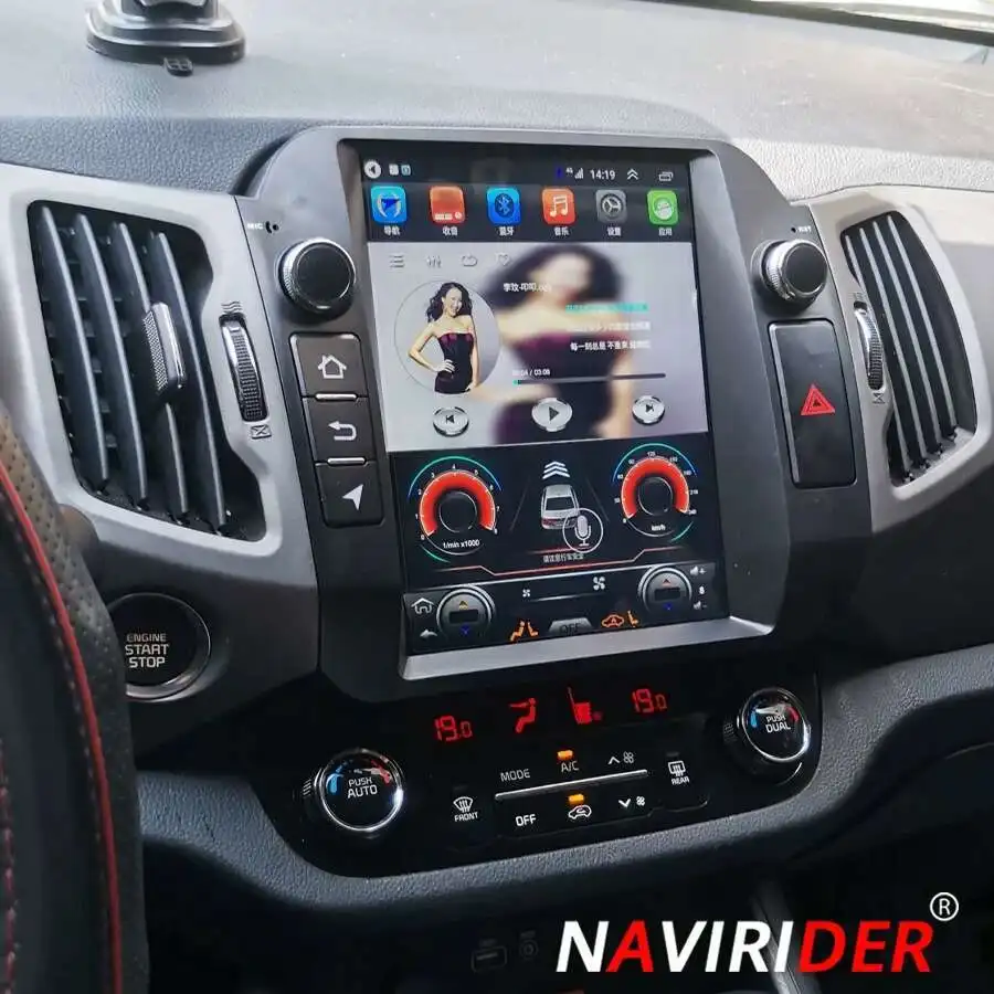 أندرويد 15 شاشة تعمل باللمس CarPlay أندرويد راديو تلقائي لكيا سبورتاج 3 2010-2016 2015 4G سيارة مشغل وسائط متعددة لتحديد المواقع 2din Autoradio #1