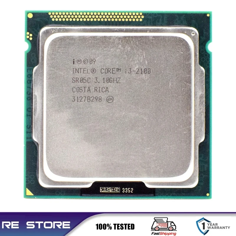 Intel Core i3 2100 3.1GHz Dual-Core LGA 1155 cpu processor