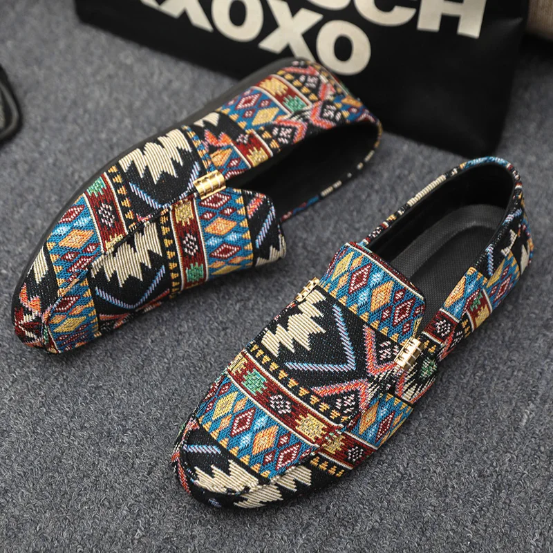 YRZL Non Slip Loafers Men Casual Shoes Summer Walking Shoes Breathable Lightweight Sneakers Comfortable Driving Flats Lazy Shoes
