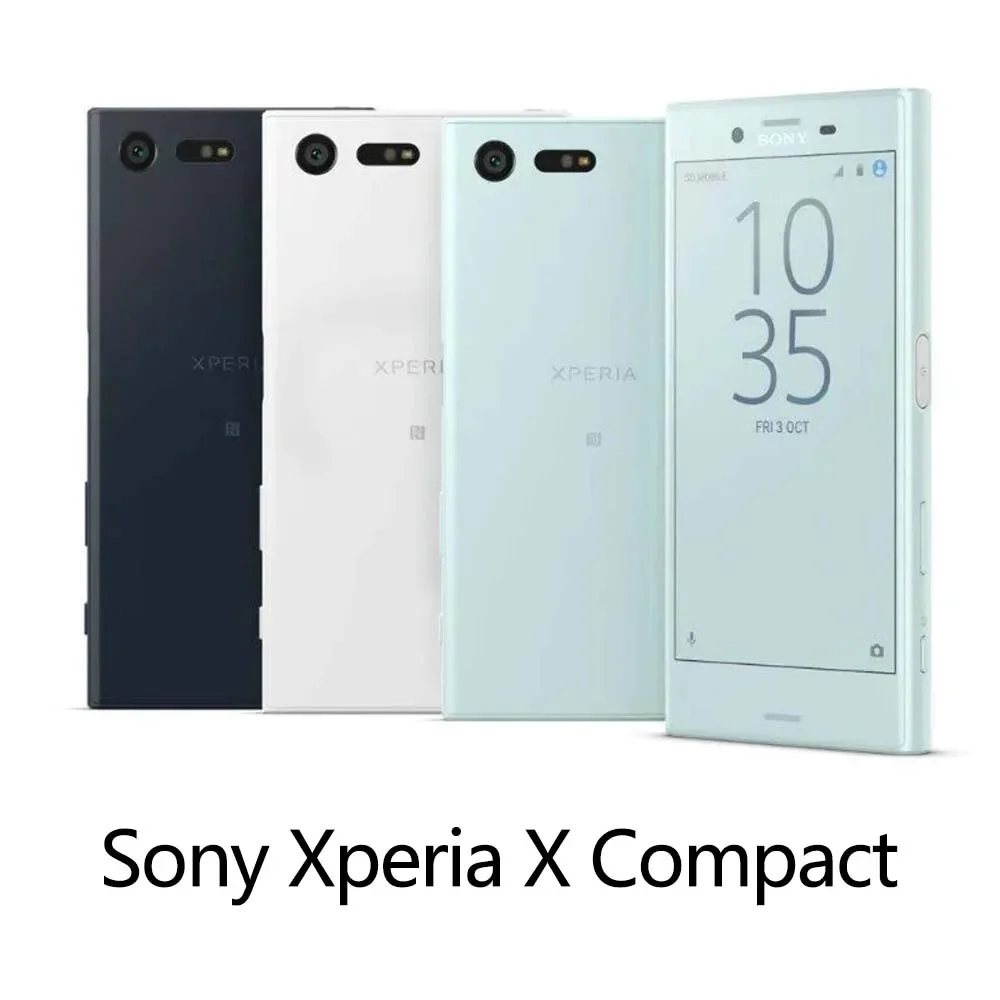 Sony Xperia X Compact Разблокированный оригинальный мобильный телефон F5321 SO-02J 4G 4,6 дюйма, 3 ГБ ОЗУ, 32 ГБ ПЗУ, Wi-Fi, мобильный телефон, Android-смартфон