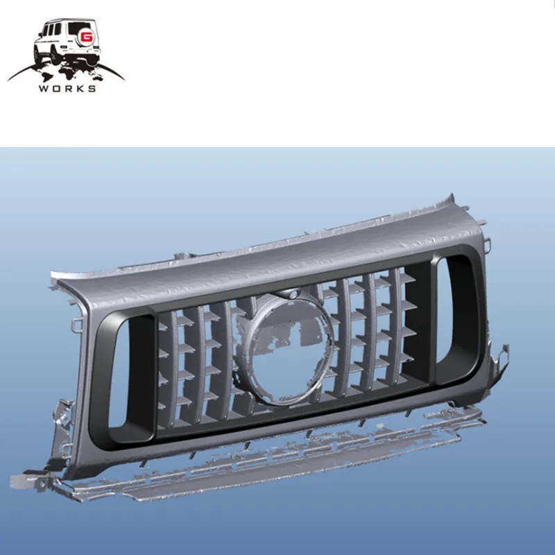 New Car G Class W464 W463A ABS Material Grille Autoparts For G Wagon W464 W463A G500 G63 Bumper Grille