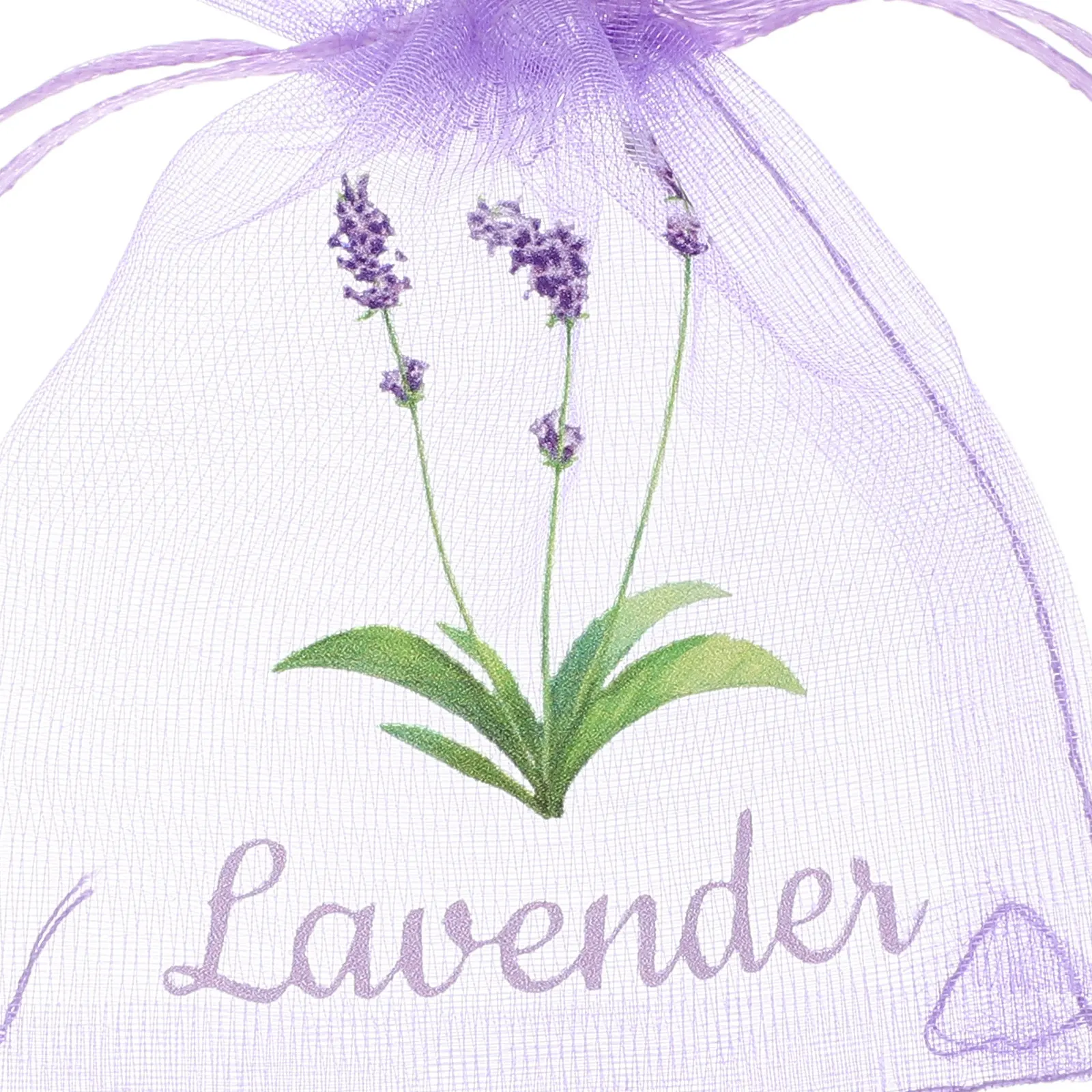 Dried Lavender Sachet Drawstring Mesh Pouch Herbs Bag Bath Cooking Bags Flower Sachets Storage Container Breathable