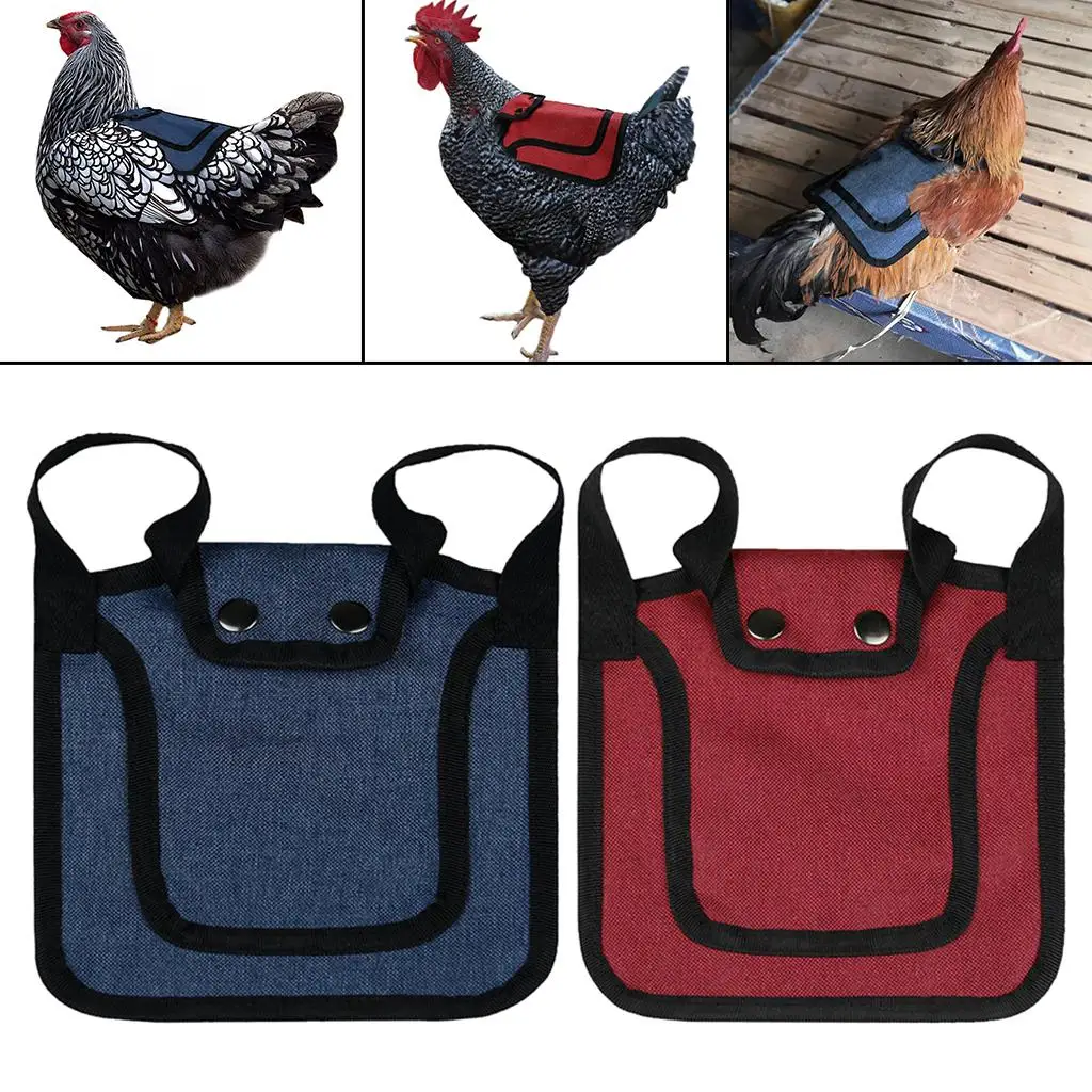 Chicken Saddle with Adjustable Straps to Suit Small, Medium and Large Hens, Poultry Saver, Protector, Apron, Supplies