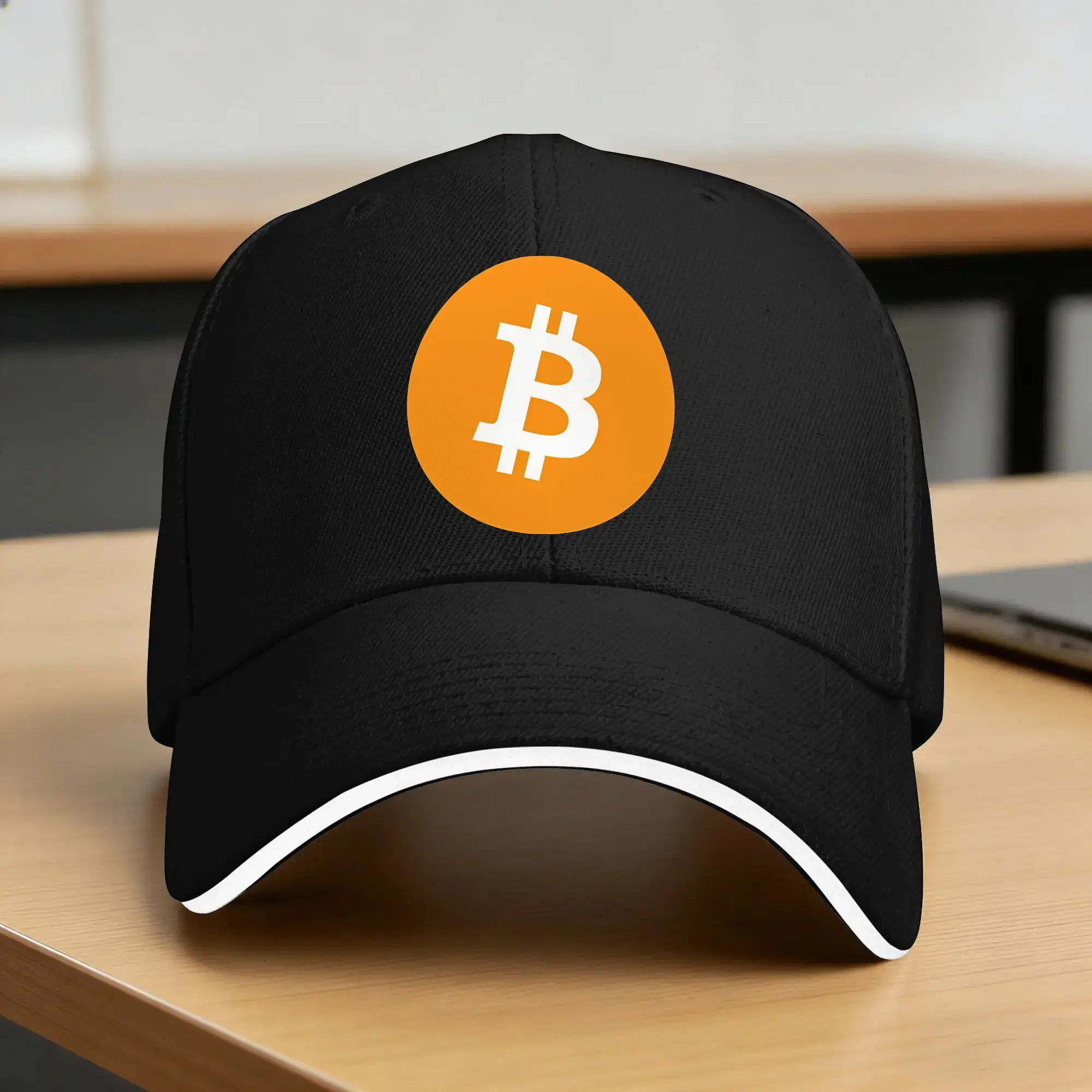 Bitcoins  Baseball Cap  Women Men Design Trucker Hat Summer Street Style Outdoor Gym Sun Snapback Cap