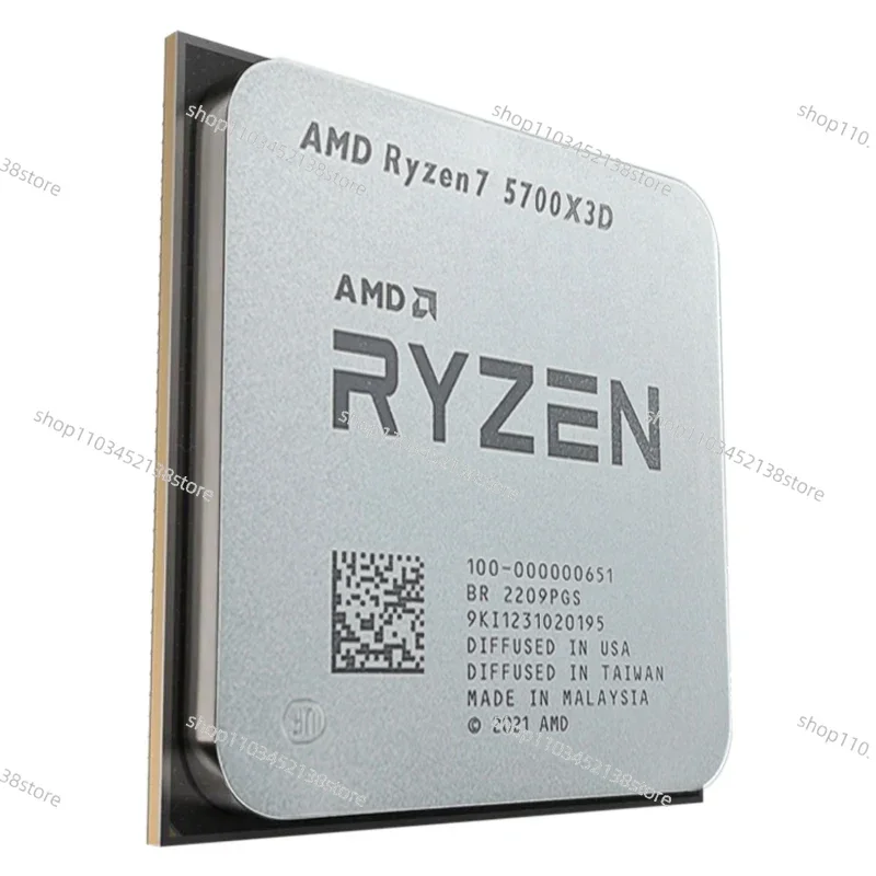 

AMD Ryzen 7 5700x3d CPU 3 GHz AM4 Processor R7 5000 Serie 8 Core 16 Thread 3.0 GHz Socket AM4 105W None Integrated Graphic