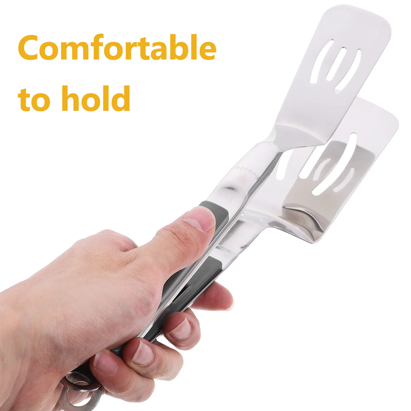 

Steak Spatula Tong Creative Multifunctional Stainless Steel Clip Clip for Frying Grilling Nonstick Bbq Cooking Tool
