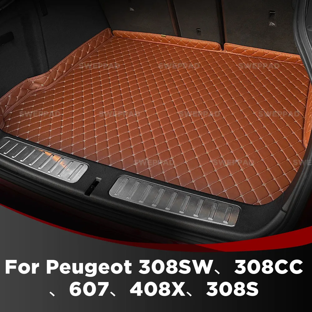 

Для Peugeot 308SW、308CC、607、408X、308S индивидуальный коврик для багажника автомобиля, антигрязная накладка, защитная накладка, вкладыш для багажника, авто аксессуары для интерьера