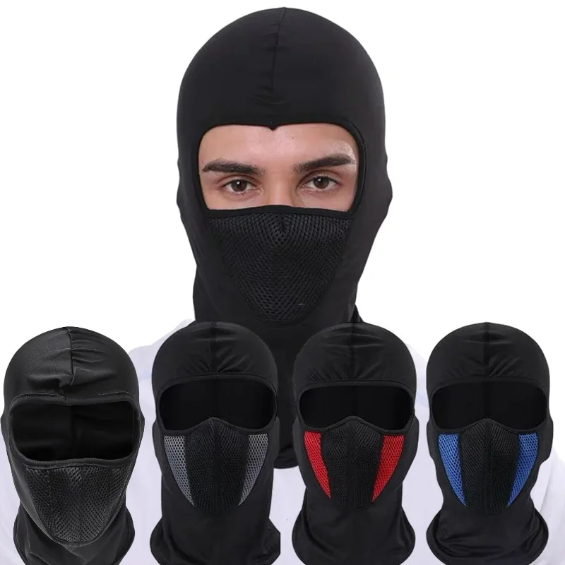 Outdoor Cycling Headgear Men Women Cotton Super Elastic Caps Windproof Full Face Masks Hood Breathable Neck Warmer Protector