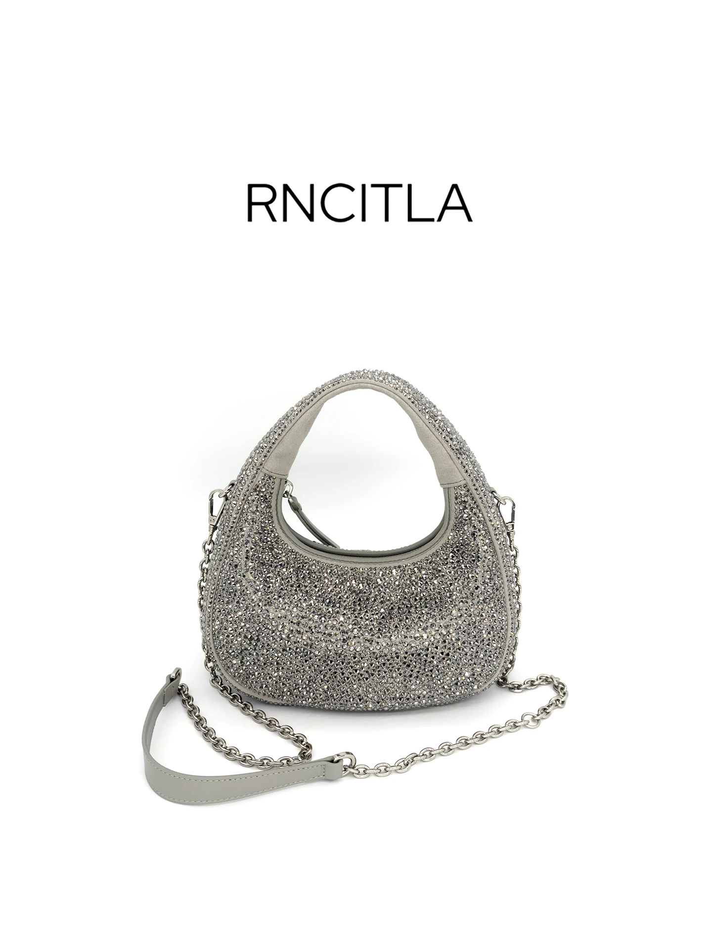 

Новая роскошная женская сумка со сверкающими водными бриллиантами, большая сумка через плечо Capaci, сумка через плечо Ele Faion Accory