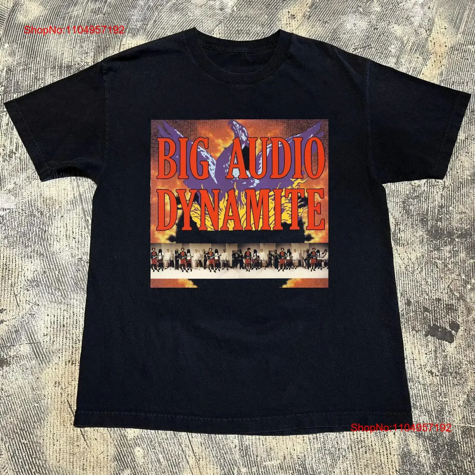 

Футболка Big Audio Dynamite Band Megatop Phoenix, полный размер S 5XL, винтажный стираный топ для повседневной носки, унисекс, мягкая повседневная мода