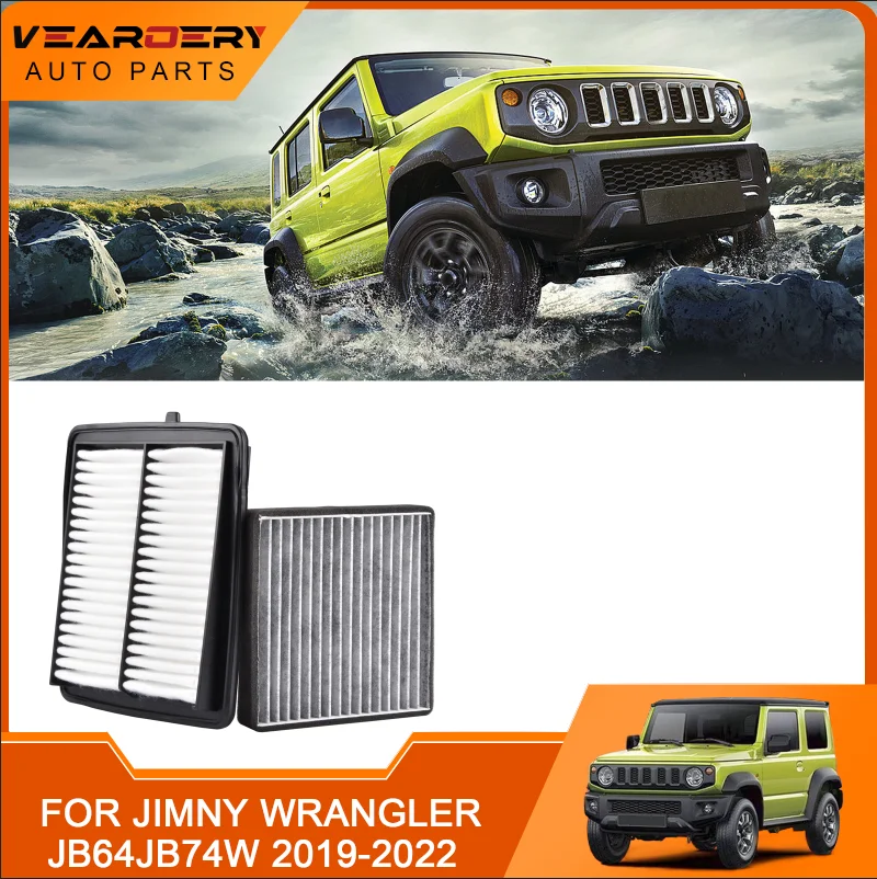 The air conditioning filter contains activated carbon particles for Suzuki Jimny JB64 JB74W 2019-2022 interior replace