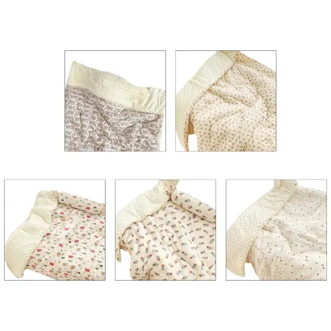 인쇄된 두껍게 한 콩 콩 누비이불 아이들의 담요 가을 겨울 Swaddles